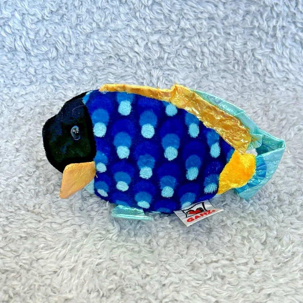 Ganz Lil Kinz Blue Triggerfish Plush 6